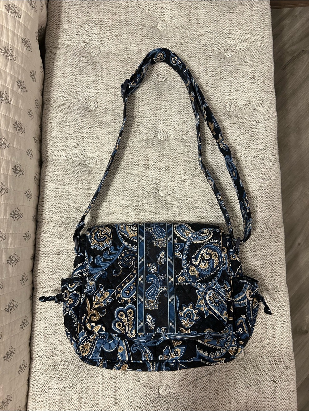 Vintage Vera Bradley Lindsay in Windsor Navy